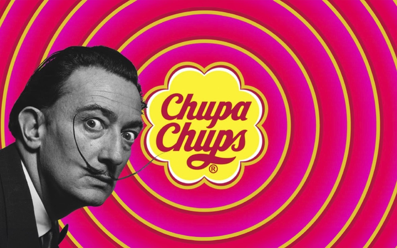 Логотип Чупа-Чупс работы Сальвадора Дали